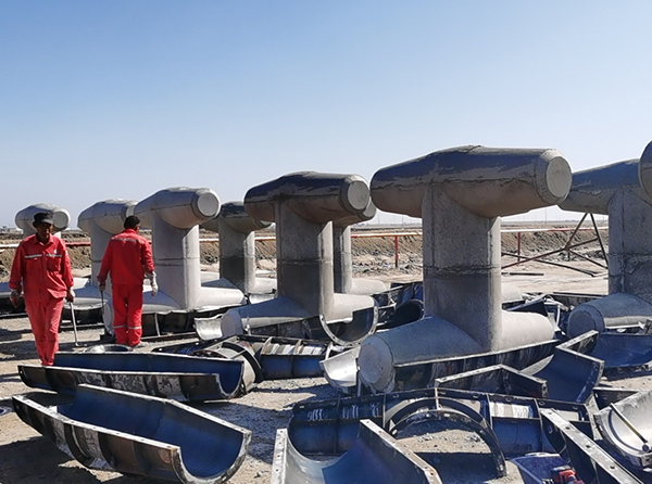 海岸線扭工字塊模具